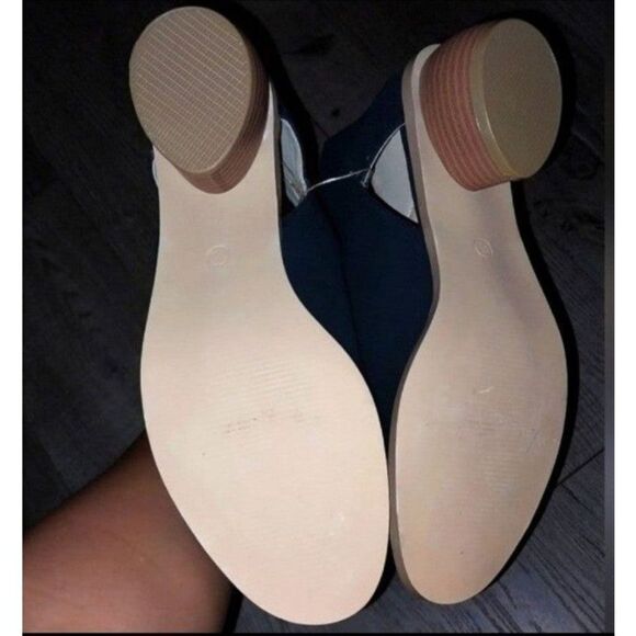 Platform open toe wedge heels sz 9 - Picture 3 of 9